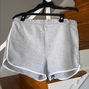 Gray & White Shorts size Medium